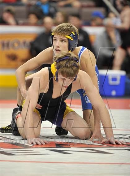Thumbnail 1 in PIAA AA Wrestling Championships (Semifinals) photogallery.