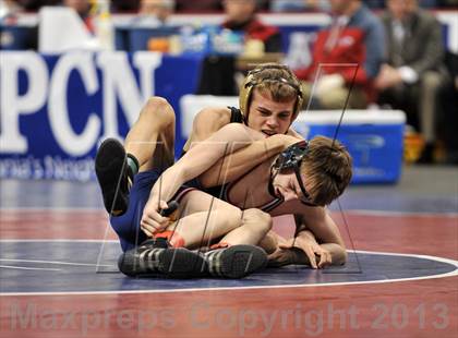 Thumbnail 2 in PIAA AA Wrestling Championships (Semifinals) photogallery.