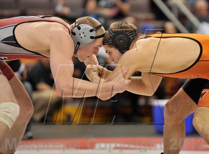 Thumbnail 3 in PIAA AA Wrestling Championships (Semifinals) photogallery.
