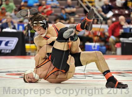 Thumbnail 2 in PIAA AA Wrestling Championships (Semifinals) photogallery.