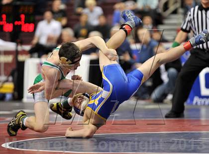 Thumbnail 2 in PIAA AA Wrestling Championships (Semifinals) photogallery.