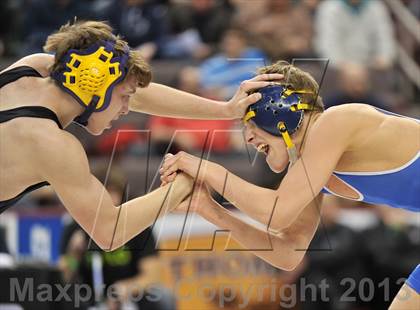 Thumbnail 1 in PIAA AA Wrestling Championships (Semifinals) photogallery.