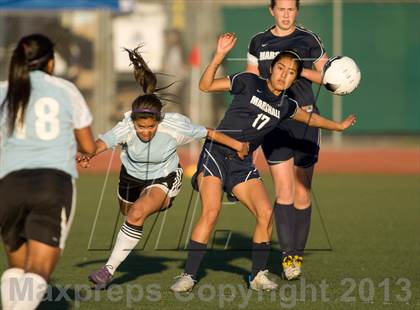 Thumbnail 2 in Marshall vs. Arroyo (CIF SS D7 Final) photogallery.