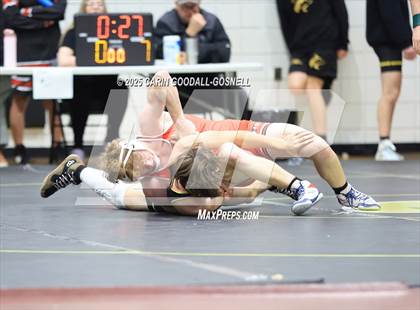 Thumbnail 3 in North East Carolina Prep vs Middle Creek (Blood Pernu Duals) photogallery.