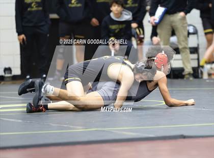 Thumbnail 2 in North East Carolina Prep vs Middle Creek (Blood Pernu Duals) photogallery.