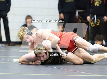 Thumbnail 3 in North East Carolina Prep vs Middle Creek (Blood Pernu Duals) photogallery.