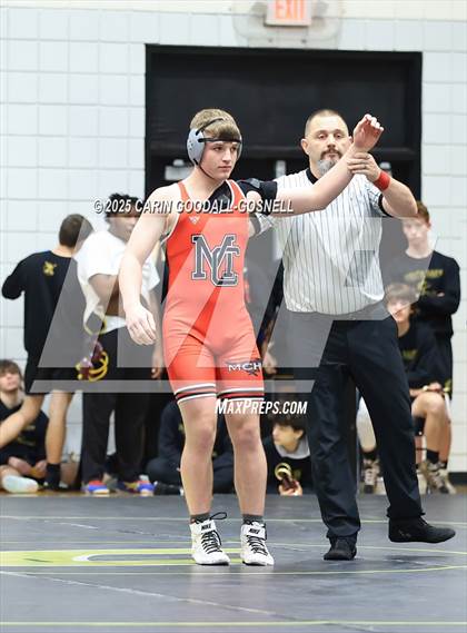 Thumbnail 1 in North East Carolina Prep vs Middle Creek (Blood Pernu Duals) photogallery.