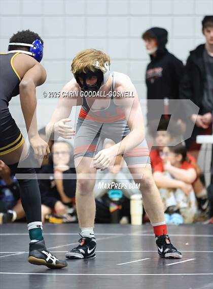 Thumbnail 1 in North East Carolina Prep vs Middle Creek (Blood Pernu Duals) photogallery.