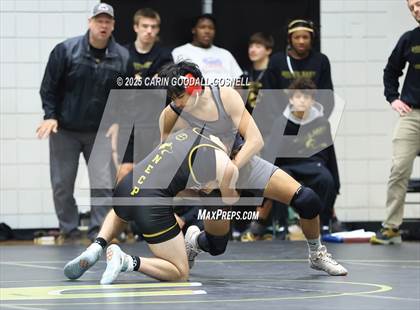 Thumbnail 1 in North East Carolina Prep vs Middle Creek (Blood Pernu Duals) photogallery.