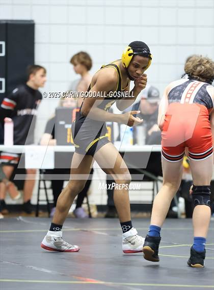 Thumbnail 2 in North East Carolina Prep vs Middle Creek (Blood Pernu Duals) photogallery.