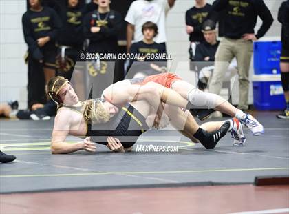 Thumbnail 3 in North East Carolina Prep vs Middle Creek (Blood Pernu Duals) photogallery.