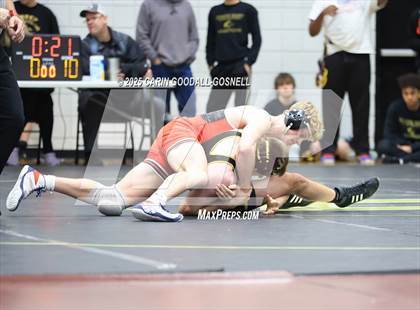 Thumbnail 2 in North East Carolina Prep vs Middle Creek (Blood Pernu Duals) photogallery.