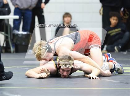 Thumbnail 3 in North East Carolina Prep vs Middle Creek (Blood Pernu Duals) photogallery.