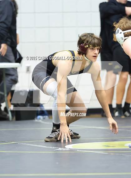 Thumbnail 2 in North East Carolina Prep vs Middle Creek (Blood Pernu Duals) photogallery.