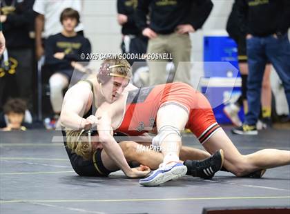 Thumbnail 2 in North East Carolina Prep vs Middle Creek (Blood Pernu Duals) photogallery.