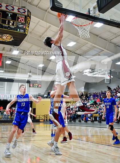 Thumbnail 3 in White County Central vs. Hector (AAA 2A State Playoff First Round) photogallery.