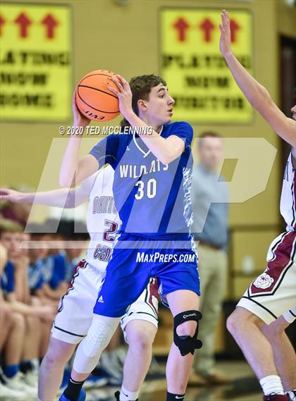 Thumbnail 3 in White County Central vs. Hector (AAA 2A State Playoff First Round) photogallery.