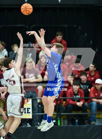 Thumbnail 1 in White County Central vs. Hector (AAA 2A State Playoff First Round) photogallery.