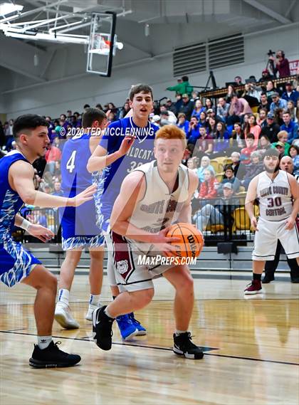 Thumbnail 3 in White County Central vs. Hector (AAA 2A State Playoff First Round) photogallery.