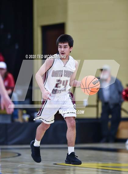 Thumbnail 3 in White County Central vs. Hector (AAA 2A State Playoff First Round) photogallery.