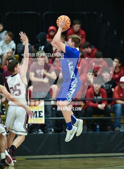 Thumbnail 3 in White County Central vs. Hector (AAA 2A State Playoff First Round) photogallery.