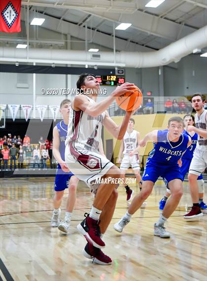 Thumbnail 3 in White County Central vs. Hector (AAA 2A State Playoff First Round) photogallery.