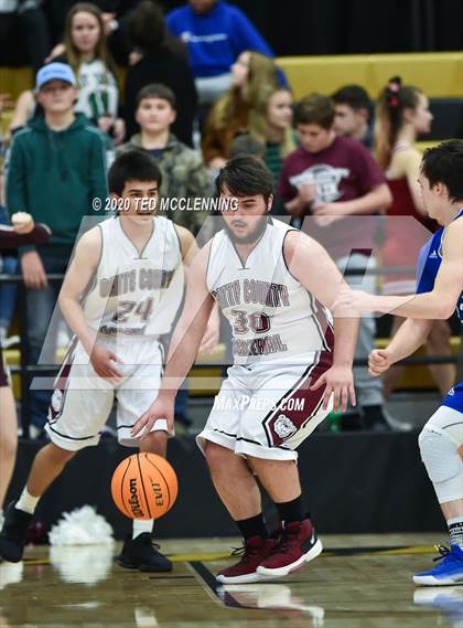 Thumbnail 3 in White County Central vs. Hector (AAA 2A State Playoff First Round) photogallery.