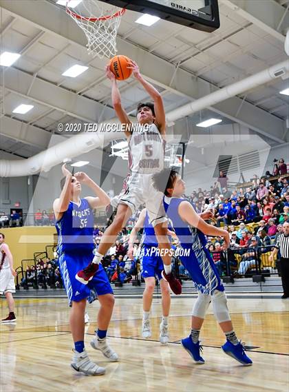 Thumbnail 1 in White County Central vs. Hector (AAA 2A State Playoff First Round) photogallery.