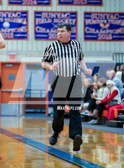 Thumbnail 1 in John Jay vs. Cornwall Central (Officials vs Cancer) photogallery.