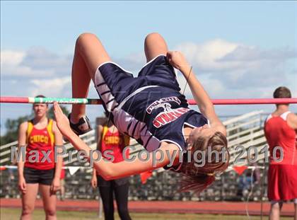 Thumbnail 3 in CIF NS Masters Championships (Girls High Jump) photogallery.