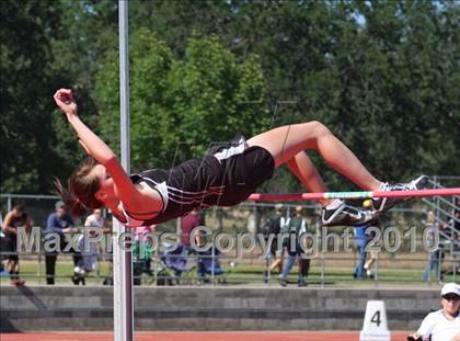 Thumbnail 3 in CIF NS Masters Championships (Girls High Jump) photogallery.