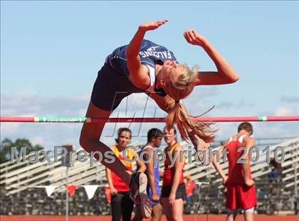 Thumbnail 1 in CIF NS Masters Championships (Girls High Jump) photogallery.