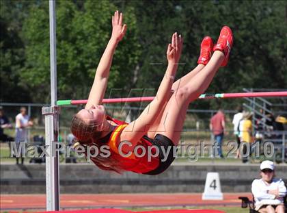 Thumbnail 1 in CIF NS Masters Championships (Girls High Jump) photogallery.
