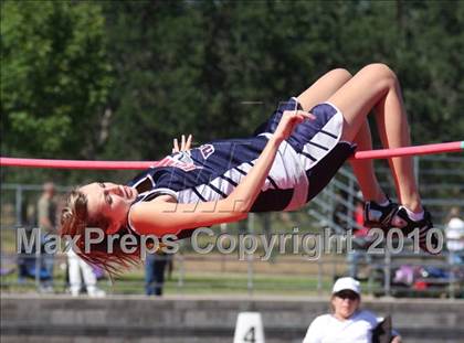 Thumbnail 3 in CIF NS Masters Championships (Girls High Jump) photogallery.