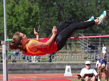 Thumbnail 1 in CIF NS Masters Championships (Girls High Jump) photogallery.