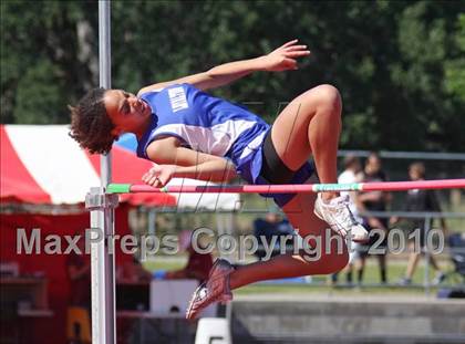 Thumbnail 2 in CIF NS Masters Championships (Girls High Jump) photogallery.