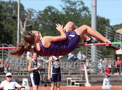 Thumbnail 3 in CIF NS Masters Championships (Girls High Jump) photogallery.