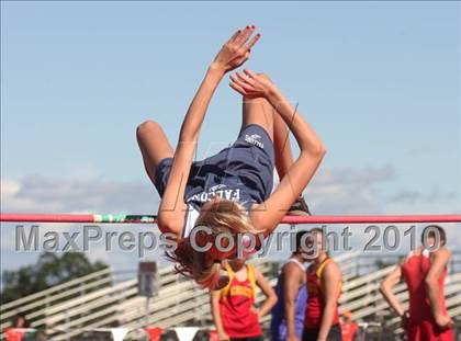 Thumbnail 2 in CIF NS Masters Championships (Girls High Jump) photogallery.