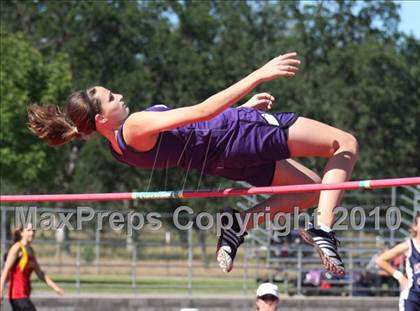 Thumbnail 3 in CIF NS Masters Championships (Girls High Jump) photogallery.