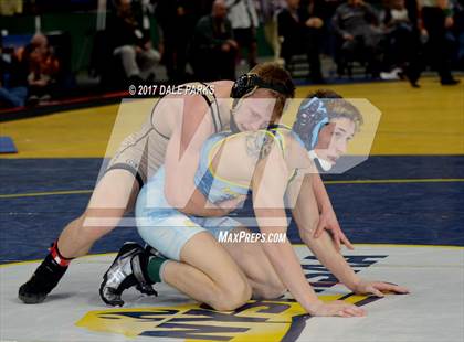 Thumbnail 3 in NYSPHSAA Wrestling Championships (Div.2 - 145 lb. Champ) photogallery.