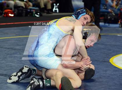 Thumbnail 2 in NYSPHSAA Wrestling Championships (Div.2 - 145 lb. Champ) photogallery.