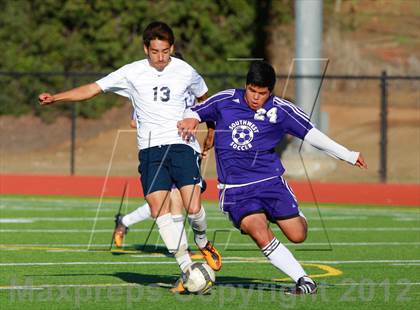 Thumbnail 2 in Southwest vs. University City (Grossmont Holiday Tournament) photogallery.