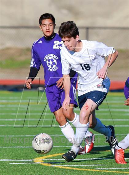 Thumbnail 3 in Southwest vs. University City (Grossmont Holiday Tournament) photogallery.