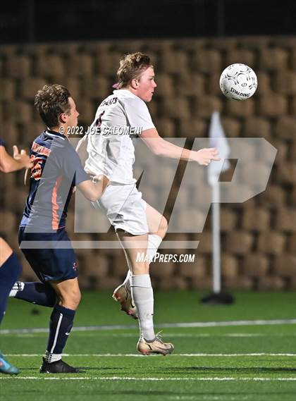 Thumbnail 3 in Plano vs Seven Lakes (UIL 6A Boys Soccer State Semifinal) photogallery.