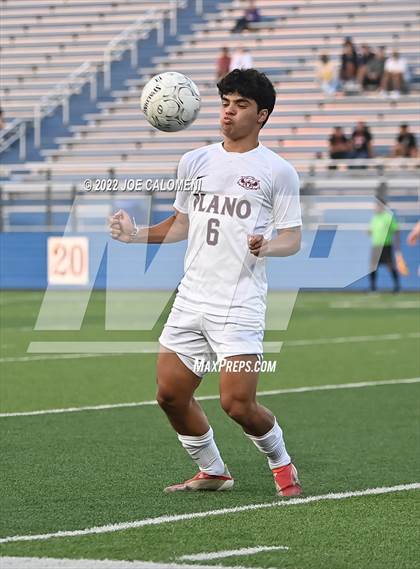 Thumbnail 2 in Plano vs Seven Lakes (UIL 6A Boys Soccer State Semifinal) photogallery.