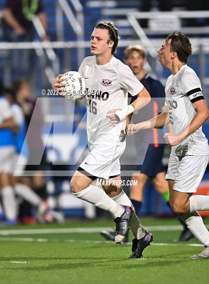 Thumbnail 3 in Plano vs Seven Lakes (UIL 6A Boys Soccer State Semifinal) photogallery.