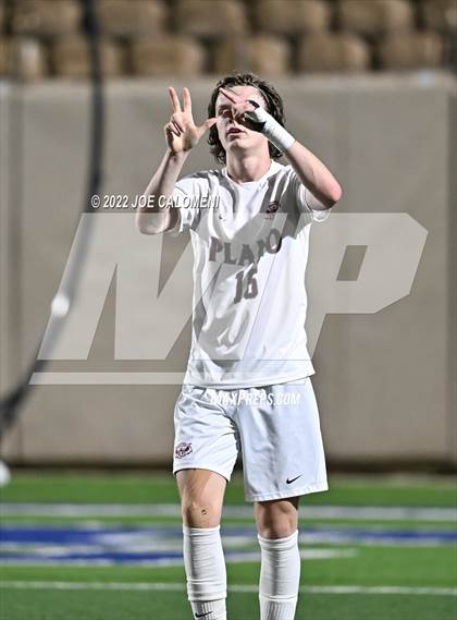 Thumbnail 3 in Plano vs Seven Lakes (UIL 6A Boys Soccer State Semifinal) photogallery.