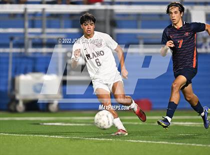 Thumbnail 2 in Plano vs Seven Lakes (UIL 6A Boys Soccer State Semifinal) photogallery.
