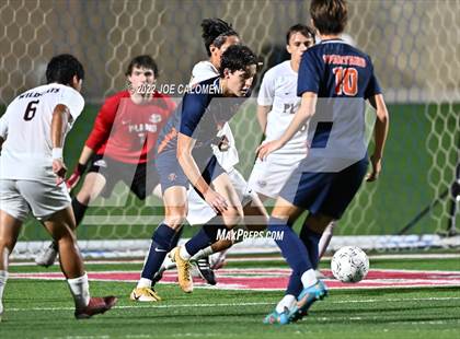 Thumbnail 1 in Plano vs Seven Lakes (UIL 6A Boys Soccer State Semifinal) photogallery.