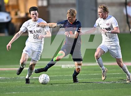 Thumbnail 3 in Plano vs Seven Lakes (UIL 6A Boys Soccer State Semifinal) photogallery.